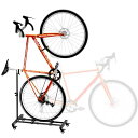 Sttoraboks縦置き自転車スタンド直立サイクルスタンド高さ調整が可能自転車ディスプレイスタンド室内保管用自転車バイクスタンドワークスタンドガレージアパートメント用自転車立て29イ…(4)