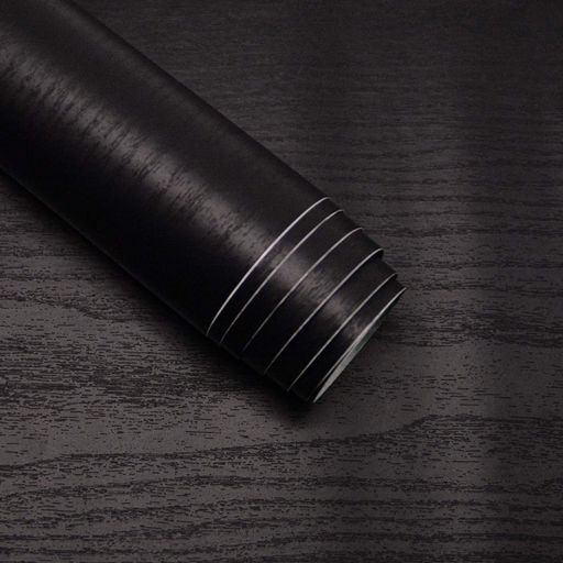 TOTIO木目調シール木目シート木目調カッティングシート黒木目壁紙リメイクシート防水壁紙シール簡単はがせる壁紙木目防油耐熱防カビ賃貸壁紙DIYウォールステッカー素色キッチン壁紙ク…