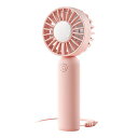 手持ち扇風機ハンディ扇風機小型大風量USB扇風機Type-C充電式超軽量持ち運びに便利手持ち卓上熱中症対策ハンディー扇風機対策/旅行/自宅/通勤/通学アウトドア/家事(pink-fan)(2)