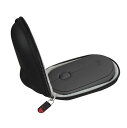 ロジクール ワイヤレスマウス 無線 マウス PEBBLE M350GR/M355 専用収納ケース-HERMITSHELL(ケースのみ) (ブラック)(2)