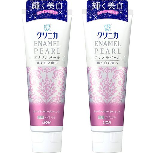 クリニカ エナメルパール [医薬部外品] ハミガキ ホワイトフローラルミント 130gx2...