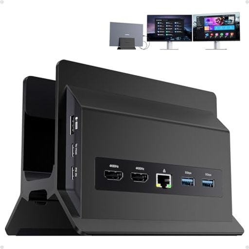 PULWTOP11in1USBCドッキングステーション2画面出力2HDMI4K60Hz+3USBA/C3.210Gbps+2USBA5Gbps+USB-A2.0+..