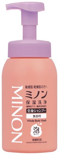 Rakuten - ミノン全身シャンプー泡タイプ本体ボトル500mLボディソープ敏感肌肌あれ防止保湿乾燥対策弱酸性低刺激性【医薬部外品】
