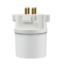 DICUNO 口金変換アダプター 変換ソケット GX10Q→E26 (GX10Q-1/-2/-3/-4対応) 1個入