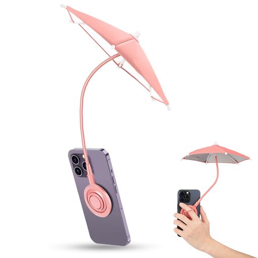 JJC磁気Magsafe対応スマホ傘日焼け防止スマホリングスマホホルダースマホスタンド360°回転可能iPhone1615141312ProMaxAndroidスマホグリップに対応超強磁力片手操作遮光グレア