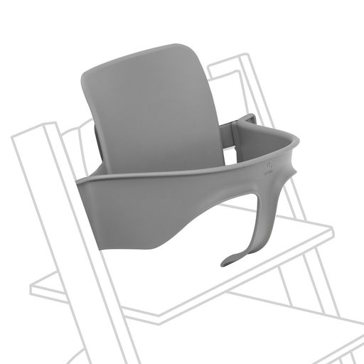 STOKKE(ストッケ)トリップトラップ専用ベビーチェアハイチェア単品付属品子供椅子ベビーセット2(2024年発売モデル)ストームグレー※本体別売り生後6ヶ月から3歳頃まで使用可能延長グライ…