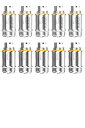 HILAX電子タバココイルASPIREPOCKEX0.6Ω1.2Ω5個セット➀0.6Ω