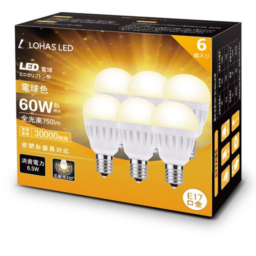 ϥ LEDŵ ߥ˥ץȥ E17 60W ŵ忧 750LM Ĺ̿ ۸ ŵ Ǯܹб ̩...