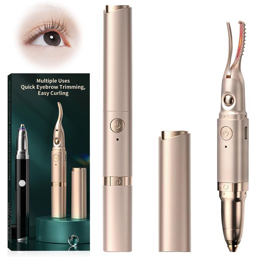 Athvchtホットビューラー挟むまつ毛カーラー3-in-1ホットビューラー充電式まつ毛アイロンアイラッシュ..