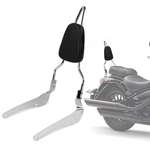 バイク用シーシーバーリアキャリア付きタンデムバー背もたれバックレスト対応イントルーダークラシックブールバードVL400VL800M50C50