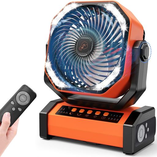 【自動首振り&20000mAh】扇風機キャンプアウトドア充電式ファン充電式扇風機コードレスリモコン付き切..