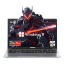 ACEMAGICノートパソコンAMD5700UノートPC最大4.3GHz8C16T16GB+512GBPCIe3.0SSDRAMスロット*2【メモリ・SSD追加・交換可能】フルHD1080PLaptop