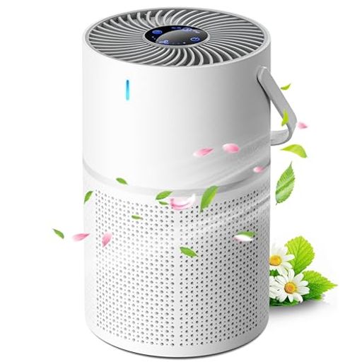 空気清浄機小型【360°循環浄化・極静音・花粉対策】13畳USB節電対策強力脱臭3段風速LEDスクリーン睡眠モードチャイルドロックタイマー..