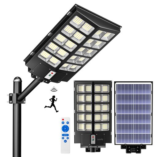 【強力・爆光】Gefolly ソーラーライト 屋外 街灯 SL-5200W 520000LM ledソーラー...