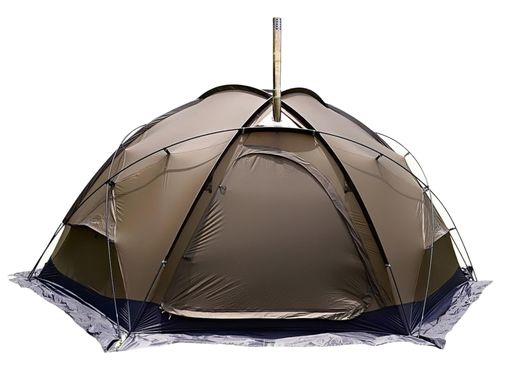 Touring Tent - DandelionShellストーブジャック付きホットテント-4人用4シーズン軽量シェルター、防水・防風機能付き、冬のキャンプ、ハイキング、ハンティング、釣りに最適