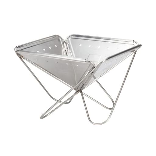 屋外 材質:本体/ステンレス、専用ケース/ポリエステル サイズ:w455xd455xh315mm 収納サイズ:560x645x32mm 重量:5.5kg