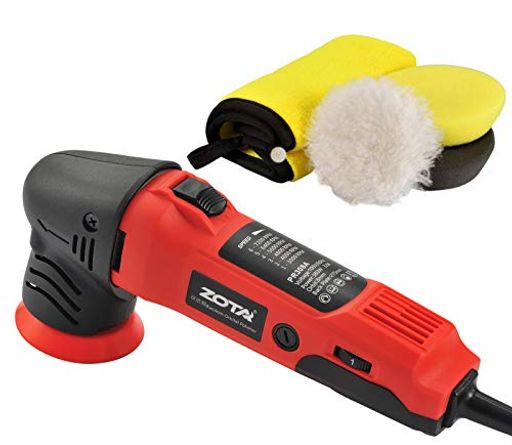 ZOTAポリッシャー75mm小型ランダムオービタル式100V六段変速3000-7200RPM恒定回転速度業務用家庭用自動..