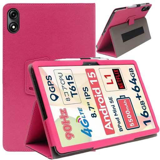 ShellChicタブレットケース8.7インチ全面保護カバー擦り傷防止ブレットカバー防水防汚高級PUタブレットケース良い手触りBNCFBpadタブレット8.7インチケース薄型軽量android15タブレットカバー…の商品画像