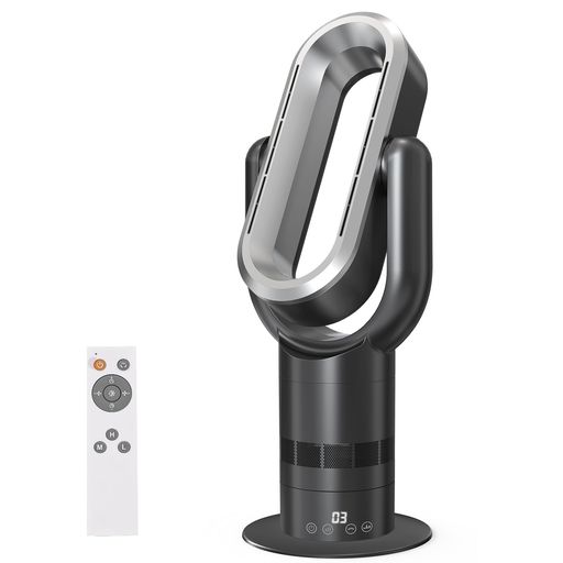 扇風機羽なし1年中使える冷暖兼用タワーファン温風冷風羽根なし扇風機180°上下調節左右自動首振り節電..