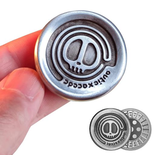 7JIコイン型フィジェットトイフィジェットスライダー磁気ガジェットマグネット式暇つぶし手遊びメタルEDCストレス解消ストレス発散グッズフィジェットおもちゃおもち...