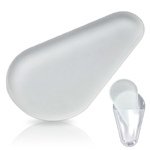 コモライフ ガラス製 かかとやすり NudiFeet 両面 削り 角質 ケア 洗える お肌に優しい チェコ製