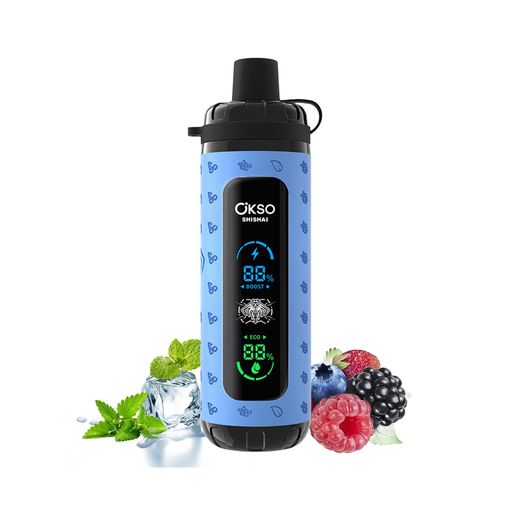 OKSO Shisha Max 40000回 電子タバコ 使い捨てVAPE 大容量DTL対応 LEDディスプレイ...