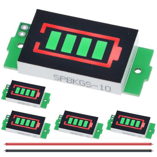 DAOKAI5個1/2/3/4/5/6/7/8Sリチウム電池容量インジケータモジュール3.7V緑色の電池容量LEDディスプレイ..