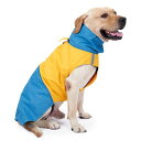 LIKOKLINペットジャケット犬用レインコート防水防風柔軟暖かいコートハイライト反射ベスト服高密度寒い天候簡単着脱お散歩お出かけトレーニングアウトドア活動中型、大型犬犬の安全に…