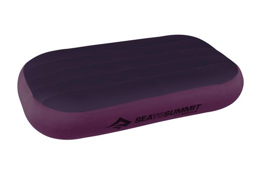 Sea to Summit Aeros プレミアムインフレータブルトラベルピロー、デラックス マゼンタ