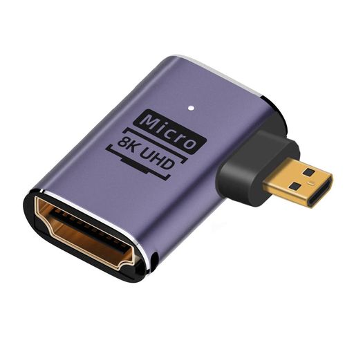 CY8Kケーブル直角マイクロHDMIオス右向き矢印HDMI2.1メスUHD延長ゴールドコンバーターアダプター8K60hzHDTV対応 CY8Kケーブル直角マイクロHDMIオス右向き矢印HDMI2.1メスUHD延長ゴールドコンバーターアダプター8K60hzHDTV対応