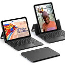 ESR ASCEND IPAD 第10世代 キーボード ケース IPAD第10世代 (2022)用 トラックパッド付きキーボードケース バックライトキー付きマグネット着脱式キーボード 角度調節可能縦置き/横置きスタンド ブラック(2)