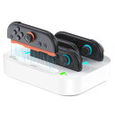LVFANSwitch2用Joy-con充電スタンド4台同時switch2Joy-conチャージャースイッチ2ジョイコン充電ドック収納ホルダーLEDライト付きUSB-Cケーブル付きfornintendoスイッチ2対応