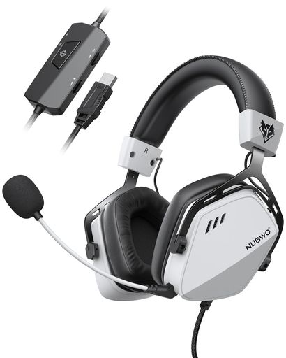 【7.1 サラウンドサウンド】専用 FPS ボタンを搭載し、7.1 サラウンドサウンドと連携して、FPS ゲーム内の敵の足音、銃声、リロード音の方位ディテールを高精度で捕捉。臨場感あふれる戦場サウンドを再現し、ゲームの没入感と競技上の優位性を大幅に向上。広い音場と太い低音でゲーミング体験を強化し、銃撃戦やストーリーシーンのどちらでも高い代入感を提供します。 【プラグアンドプレイ】NUBWO HG03 ゲーミングヘッドセットはゲーミング専用USB ヘッドセットで、PC(Windows 7/8/10)、PS4/PS5 本体及び USB オーディオポート付きノートパソコン等に対応。高品質サウンドを安定的に伝送し、デバイス接続時のカクツキを回避。※注意:USB 接続のみ対応し、本体コントローラーへの直接接続は非対応です。 【単一指向性ノイズキャンセリングマイク】単一指向性マイクで人声に焦点を当て、ゲーミング中のキーボード打鍵音や周囲の騒音を効果的に除去し、チーム指令を明確に伝達。