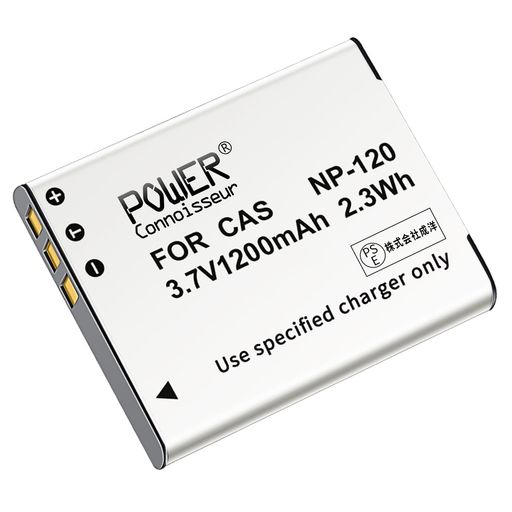 POWER-CONNOISSEUR।NP-120򴹥Хåƥ꡼3.7V1200MAH۸ѤбߴCASIOEXILIMEX-ZS25EX-S200EX-ZS26EX-ZS27EX-ZS28EX-ZS29