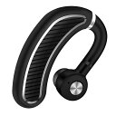 BLUETOOTHヘッドセット片耳左右耳兼用IPX7防水BLUETOOTHイヤホンV5.0片耳USB充電270°回転耳掛け式片耳バッテリー長持ちイヤホン30時間...