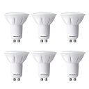 LAMPAOUS LED電球 GU10口金 5W - 50Wハロゲン相当 - スマート電球 - 2700 K〜6500 K - 電球色、昼白色、温白色、 無段階調節 屋内照明110V-120V 6個セット (リモコンは別途ご購入ください)(3)