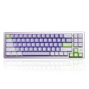 YUNZIIAL7168%ゲーミングキーボードフルアルミCNCホットスワップ対応無線ガスケットメカニカルキーボードNKRO2.4GHzワイヤレスBT5.0/US...