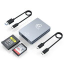 【CFEXPRESS TYPE A/SD】USB3.2GEN2 CFEXPRESS TYPEA カードリーダー CFEXPRESS/SD カードリーダー OTG対応 高速転送 IPHONE 15 PRO/MAX MACBOOK PRO/AIR(2)