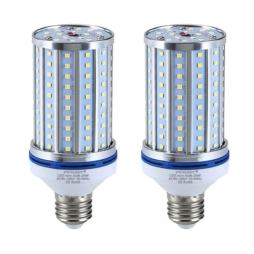 LED饤 ȥ 25W LEDŵ E26 2500LM 6000K 200WǮŵ Ķ⵱ ʥ Ĺ̿...