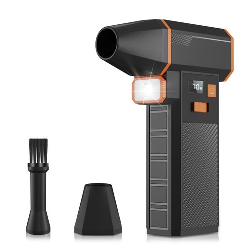 【350000RPM暴風級】エアダスターブロワー洗車電動エアダスター8000mAh充電式無段階風量調整LEDライト..