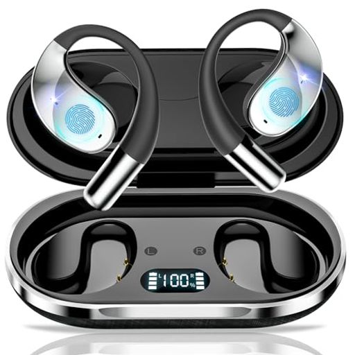 イヤホン翻訳機【2025新登場】ワイヤレスイヤホン耳掛け式bluetooth耳を塞がない双方向同時通訳115言語..