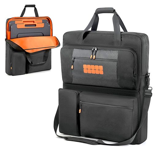 LICHIFITソーラーパネル収納バッグForJackerySolarSaga100W/200W(両面型を含む)とZOUPW100W/110W/200W/220W対応に適合して防水・耐衝撃ソーラーパネルバッグ2枚収納ソーラーパネル
