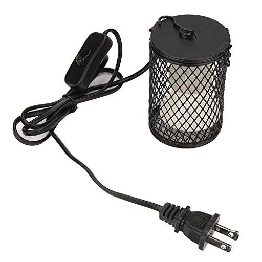 Jeffergardenセラミックヒーターランプ保温球保温電球ペット暖房電球爬虫類用ヒートライト爬虫類保温球爬虫類両生類(黒)