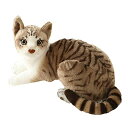 GUDVESシャム猫ぬいぐるみショートヘア猫リアルなぬいぐるみ猫のぬいぐるみ子供へのギフト12インチ(B)