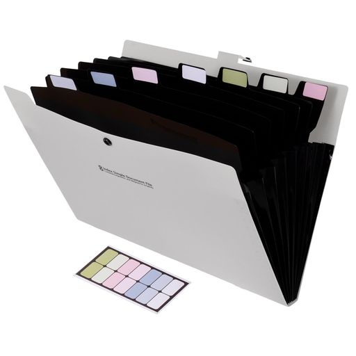 ドキュメントファイル 8 ポケット ファイルケース A4 ファイルフォルダー 書類収納...