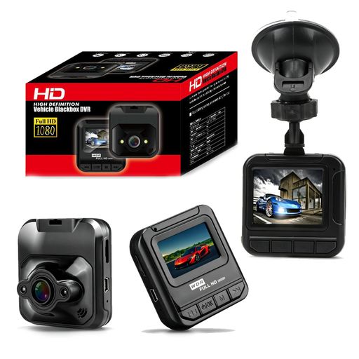 ダッシュカム、1080P FHDドライビングレコーダー1.6インチスクリーンカーダッシュボードカメラレコーダー、モーション検出、WDR、ループ録画、駐車モニター、32GB拡張をサポート