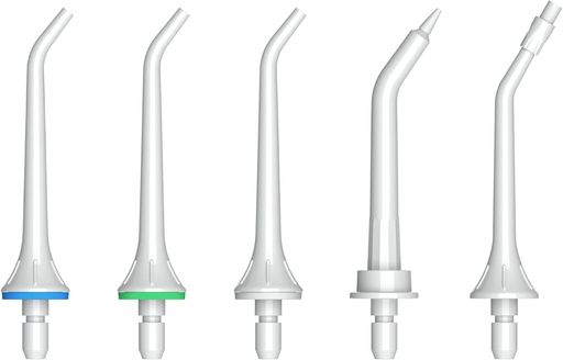 VOINEE CARE 替えノズル ジェットウォッシャードルツ 口腔洗净器用アクセサリ5本入 -ブラック(4)