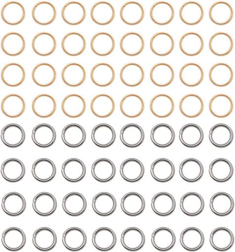 セット:約600個入り 使用場合:ネックレス、ブレスレット、ピアス、イヤリングなどの手作りアクセサリー、ハンドメイド作品への飾り付け、DIYなど様々な用途にお使いいただけます。 幅広い用途:大人気の基礎パーツとして、様々な素材と相性が良いため、デザインの幅が広がりそうですね。想像力を発揮して、ピアスやイヤリング、ネックレス、ブレスレット、アンクレット、キーホルダー、携帯電話ストラップなどの素敵なハンドメイド作品を作りましょう!