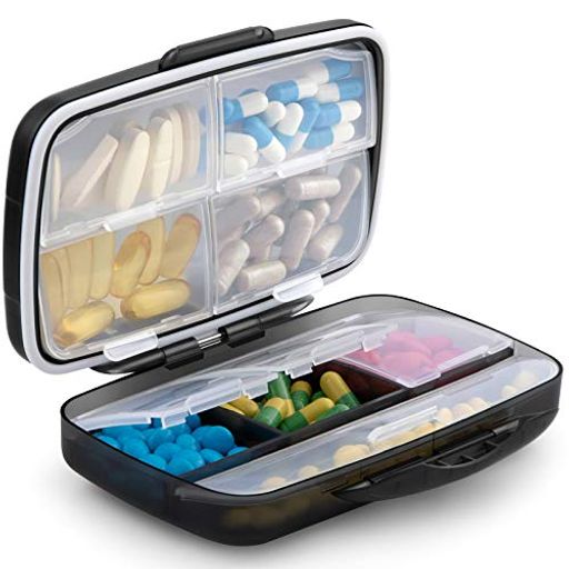 WOWHOUSE ピルケース 薬ケース 小物入れ 薬管理 携帯用 10個の小さな箱 無料の組み合わせ (グリーン)