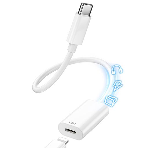 👌【急速充電、高速転送】このType C to ライトニング 変換 アダプタは、最大27W (9V3A)の急速充電と480mbpsの高速データ転送に対応しています。iPhoneは約30分で60%充電可能です。ライトニングケーブルをこのアダプタに差し込むだけで、様々な USB Type-C ポート搭載機器と一緒に使うことができます。なお、このアダプタのデータ転送機能は、スマートフォンとパソコンの間でのみ対応しており、スマートフォンとその他のストレージ機器の間のデータ転送には対応していません。 👌【Hi-Fi音質 ・通話・音楽・音量調節対応】96KHz/24bit オーディオ出力を提供し、高レート、高解像度、騒音減らし、音声の損失をできる限り最小限に抑え。 前代モデルのライトニングヘッドホンを使うことで、USB-C デバイスからクリアで細部に至るまで丁寧なサウンドをお楽しみいただけます。 いつでもどこでも高い音質で豊かなサウンドに包まれることができます。 さらに、音楽の再生 / 一時停止 / 次の曲(音量アップ)/ 前の曲(音量ダウン)/ 着信応答 / 着信拒否 / 音量調整など、すべての操作に対応しています。